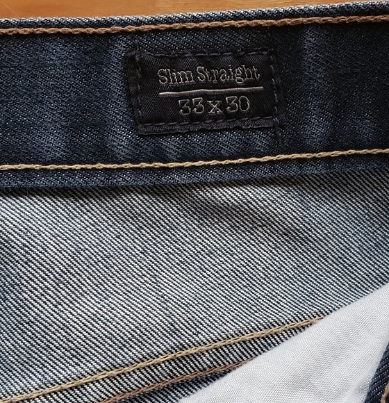 Paper denim and cloth slim straight 33 × 30 mens - Picture 5 of 8